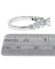 0.50ct Round Diamond Solitaire Bezel Set Side Diamond Engagement Ring